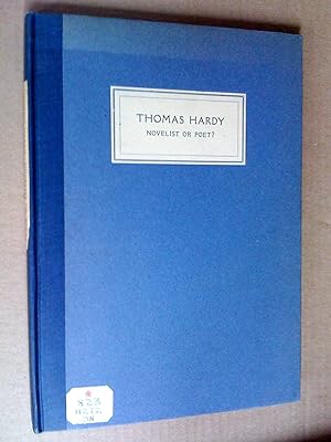 Seller image for THOMAS HARDY, NOVELIST OR POET? for sale by Livresse