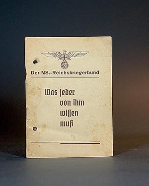 Der NS.-Reichskriegerbund. Was jeder von ihm wissen muß.