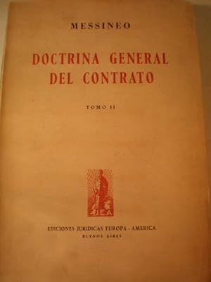 Seller image for Doctrina General del Contrato. Tomo II for sale by Librera Antonio Azorn