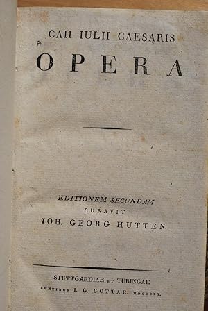 Opera. Editionem secundam curavit I.G. Hutten
