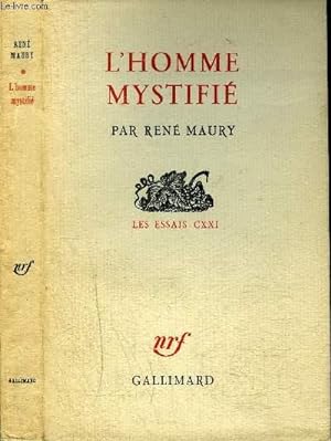 Bild des Verkufers fr L'HOMME MYSTIFIE zum Verkauf von Le-Livre