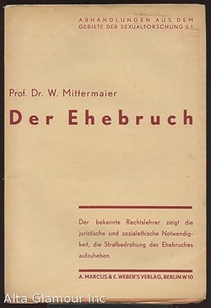 Seller image for DER EHEBRUCH for sale by Alta-Glamour Inc.