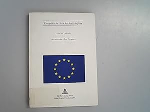 Seller image for Anatomie der Syntax Europische Hochschulschriften / European University Studies / Publications Universitaires Europennes / Reihe 1: Deutsche Literatur und Germanistik. / Serie 1: Langue et litterature allemandes. for sale by Antiquariat Bookfarm