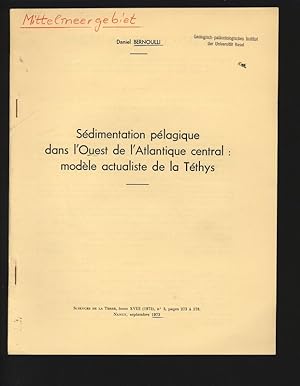 Seller image for Geologisch-palontologisches Institut der Universitt Basel Sedimentation pelagique dans l'Ouest de l'Atlantique central modele actualiste de la Tethys. SCIENCES DE LA TERRE, tome XVIII, no. 3. for sale by Antiquariat Bookfarm