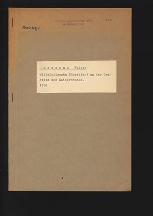 Bild des Verkufers fr Mitteloligozn (Rupelien) an der Ost-seite des Kaiserstuhls. zum Verkauf von Antiquariat Bookfarm