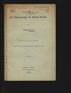 Zur Paläogeographie des Mainzer Beckens. Sonderabdruck aus "Geologische Rundschau", Band V, Heft ...