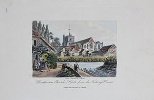 A Single Original Miniature Antique Hand Coloured Aquatint Engraving By J Hassell Illustrating Br...
