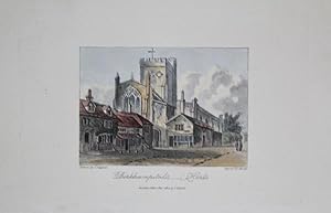 A Single Original Miniature Antique Hand Coloured Aquatint Engraving By J Hassell Illustrating Be...