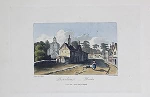 A Single Original Miniature Antique Hand Coloured Aquatint Engraving By J Hassell Illustrating Bu...