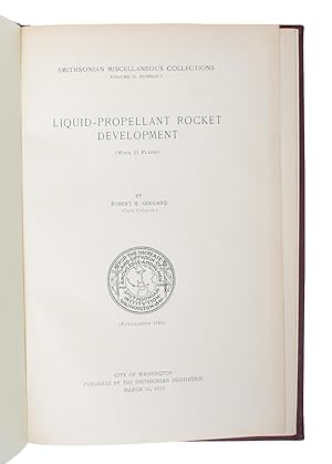 Seller image for Liquid-Propellant Rocket Development (with 11 plates). - [THE WORLD'S FIRST LIQUID-FUELED ROCKET] for sale by Lynge & Sn ILAB-ABF