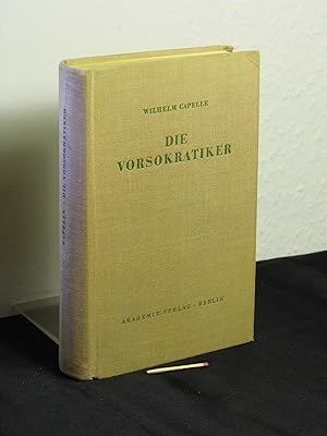 Bild des Verkufers fr Die Vorsokratiker - Die Fragmente und Quellenberichte - zum Verkauf von Erlbachbuch Antiquariat