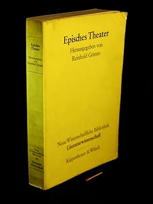 Episches Theater - aus der Reihe: Neue Wissenschaftliche Bibliothek; Literaturwissenschaft - Band...