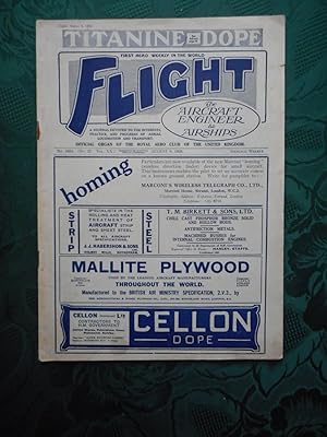 Bild des Verkufers fr FLIGHT The Aircraft Engineer and Airships. No 1024 No 32 Vol XX. August 9, 1928 A Journal Devoted to the Interests, Practice, and Progress of Aerial Locomotion and Transport. zum Verkauf von Sue Lloyd-Davies Books