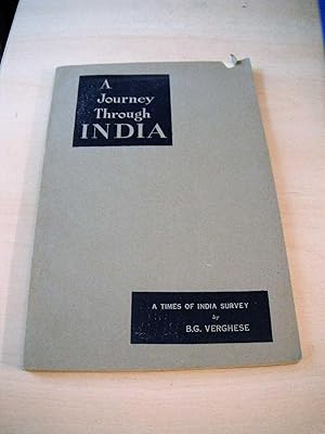 Imagen del vendedor de A Journey Through India. A Times of India Survey a la venta por Dreadnought Books