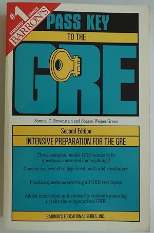Seller image for Barron's Pass Key to the Gre (2nd ed) [Paperback] by Brownstein, Samuel C.; G. for sale by Sklubooks, LLC