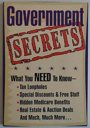 Immagine del venditore per Government Secrets [Mass Market Paperback] by Jj (Phyllis Schomaker) Despain venduto da Sklubooks, LLC