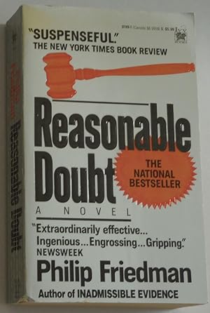 Seller image for Reasonable Doubt by Friedman, Philip for sale by Sklubooks, LLC