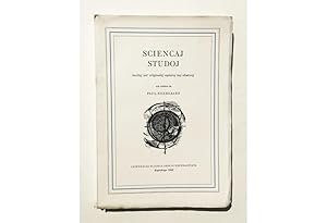 Seller image for ESPERANTO SCIENCE BOOK: SCIENCAJ STUDOJ BAZITAJ SUR ORIGINALAJ ESPLOROJ KAJ OBSERVOJ [SCIENTIFIC STUDIES BASED ON ORIGINAL INVESTIGATIONS AND OBSERVATIONS]. for sale by Antiquariat Dasa Pahor GbR