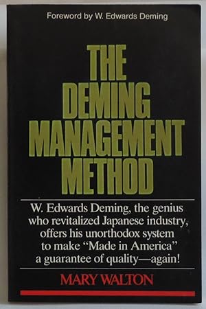 Seller image for The Deming Management Method [Paperback] by Mary Walton; W. Edwards Deming for sale by Sklubooks, LLC