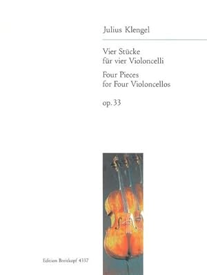 Bild des Verkufers fr 4 Stcke op.33fr 4 Violoncelli : Stimmen zum Verkauf von AHA-BUCH GmbH