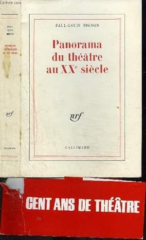Bild des Verkufers fr PANORAMA DU THEATRE AU XXE SIECLE zum Verkauf von Le-Livre