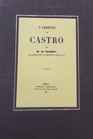 Image du vendeur pour L'Abbesse de Castro (Chroniques italiennes) mis en vente par Artful Dodger Books