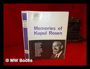 Seller image for Memories of Kopul Rosen / edited by Cyril Domb for sale by MW Books