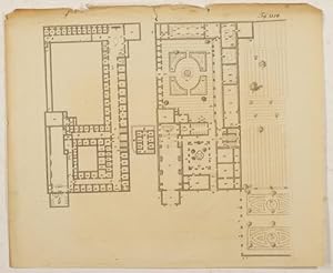 Bild des Verkufers fr Grundri der Irrenanstalt zu Aversa im Konigreiche Neapel. zum Verkauf von Antiq. F.-D. Shn - Medicusbooks.Com