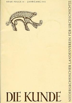 Die Kunde. Zeitschrift für Ur- und Frühgeschichte. Neue Folge 33. 1982. Gesamtinhaltsverzeichnis ...