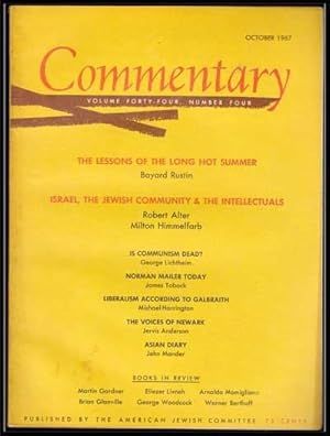 Commentary: Vol. 44, No. 4 (October 1967)