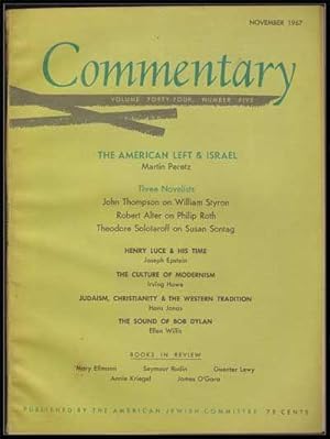 Image du vendeur pour Commentary: Vol. 44, No. 5 (November 1967) mis en vente par Cat's Cradle Books
