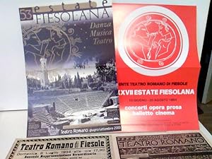 Faksimile reprint von 4 Plakaten - L'Estate fiesolana - Foto: Archivio Storico Comuale di Fiesole