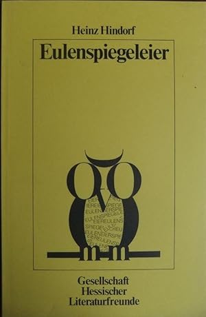 Bild des Verkufers fr Eulenspiegeleier. Hessische Beitrge zur deutschen Literatur zum Verkauf von Antiquariat Blschke