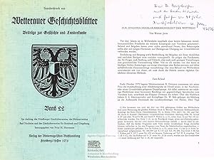Seller image for Werner Jorns. Signierte Wnsche und Gre zum Dienstjubilum einer Mitarbeiterin, Friedberg 1976 for sale by historicArt Antiquariat & Kunsthandlung