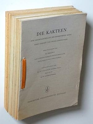 Die Kakteen. Eine Gesamtdarstellung der eingeführten Arten nebst Anzucht- und Pflege-Anweisungen....