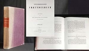 Wirtembergisches [Württembergisches] Urkundenbuch. Erster Band. Herausgegeben vom dem Königlichen...