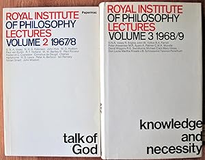 Seller image for Royal Institute of Philosophy Lectures: Volume Two Talk of God and Volume Three Knowledge and Necessity for sale by Ken Jackson