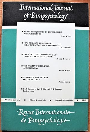 Seller image for Subsance and Method in Zen Practice. Essay in International Journal of Parapsychology Spring 1960. Revue Internationale de Parapsychologie for sale by Ken Jackson