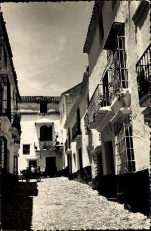 Bild des Verkufers fr Ansichtskarte / Postkarte Marbella Andalusien Spanien, Calle Virgen de los Dolores, Straenpartie zum Verkauf von akpool GmbH