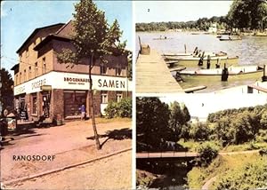 Ansichtskarte / Postkarte Rangsdorf in Brandenburg, Seebad Allee, Strandbad, Krumme Lanke