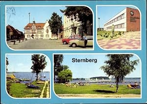 Immagine del venditore per Ansichtskarte / Postkarte Sternberg in Mecklenburg Vorpommern, Platz, Kreiskulturhaus Benno Voelkner, See, Freibad venduto da akpool GmbH