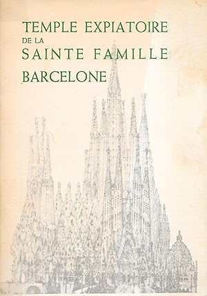 Bild des Verkufers fr Temple expiatoire de la Sainte Famille, Barcelone. zum Verkauf von Librairie Les Autodidactes - Aichelbaum