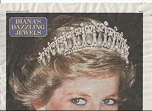 Diana's Dazzling Jewels. Daily Mail August 7,8,9,11 2017. 4 Newspaper Supplements,16 pp in total.