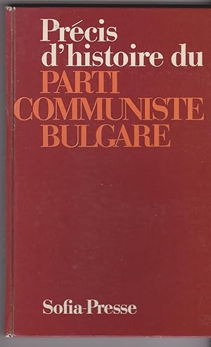 Précis d'histoire du Parti communiste bulgare