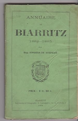 Annuaire de Biarritz (1884-1885)