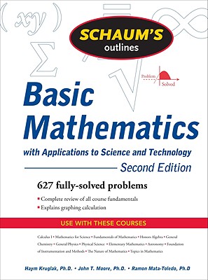Imagen del vendedor de Schaum's Outline of Basic Mathematics with Applications to Science and Technology (Paperback or Softback) a la venta por BargainBookStores