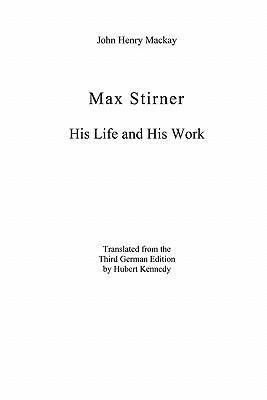 Immagine del venditore per Max Stirner: His Life and His Work (Paperback or Softback) venduto da BargainBookStores