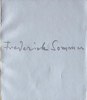 Seller image for Frederick Sommer at Seventy-Five: A Retrospective [SIGNED] for sale by Vincent Borrelli, Bookseller