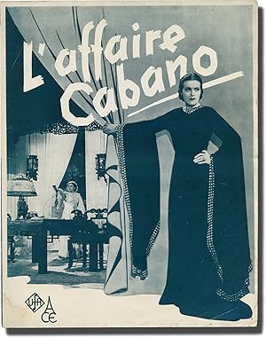 Immagine del venditore per Die Kronzeugin [L'affaire Cabano] (Original French pressbook for the 1937 film) venduto da Royal Books, Inc., ABAA