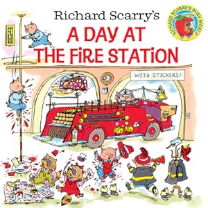 Imagen del vendedor de Richard Scarry's a Day at the Fire Station (Paperback or Softback) a la venta por BargainBookStores